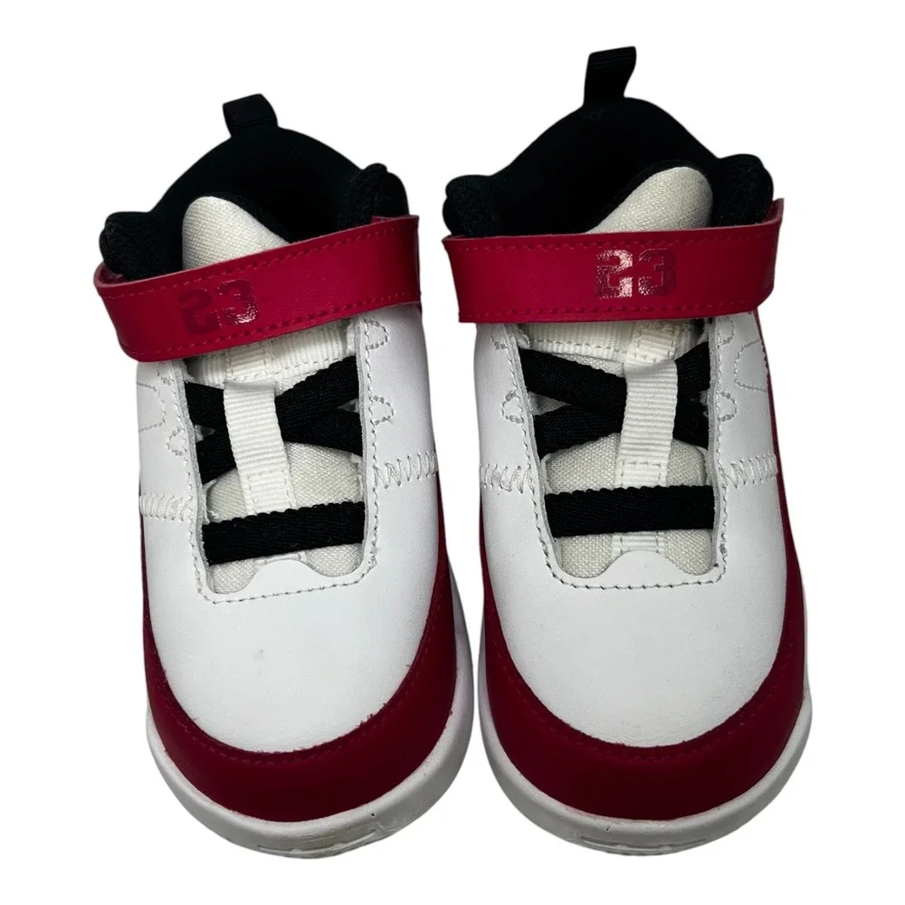 Jordan Max Aura 3 TD Toddler Shoes White Red Black DA8023-106 Size‎ 7C